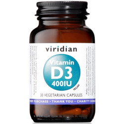 Viridian vitamin d3 400iu...